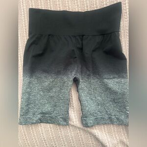 Gymshark Black and Gray Athletic Shorts